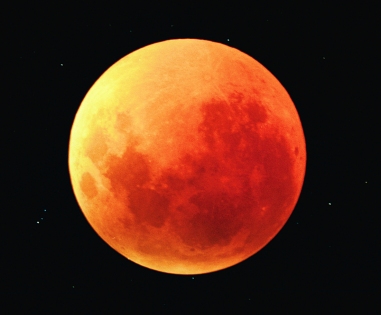 Blood moon, lunar eclipse. Image credit: NASA